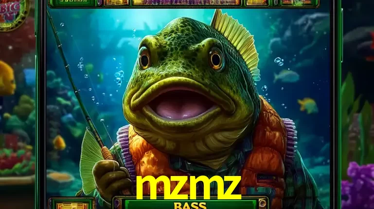 Personagem de peixe pescador do popular jogo de slot com tema de pescaria, uma das emocionantes opções de caça-níqueis para jogar e ganhar no cassino mzmz.