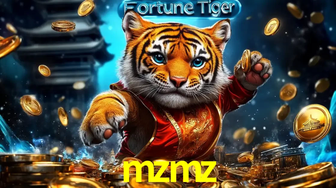 Imagem promocional do jogo de slot Fortune Tiger, com um tigre majestoso em traje tradicional cercado por uma fortuna em moedas de ouro, disponível agora no cassino mzmz.