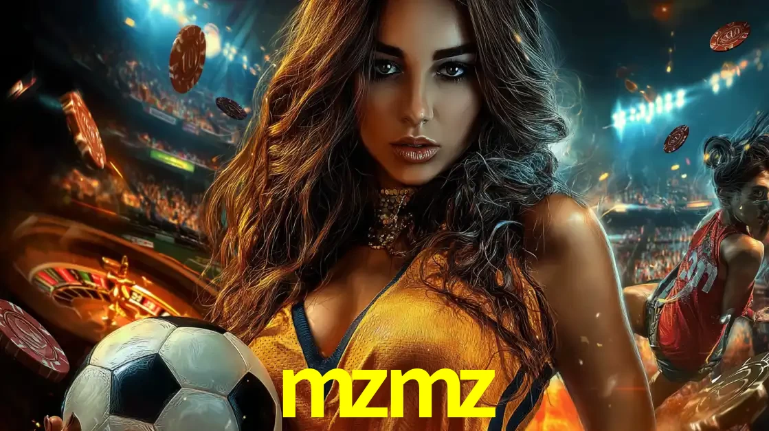 Mulher segurando uma bola de futebol em uma montagem que mistura a paixão esportiva com a emoção da roleta de cassino, tudo disponível na plataforma mzmz.